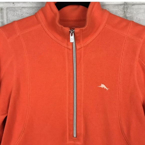 Tommy Bahama Womens Aruba Half Zip Sweater Medium - Picture 2 of 8